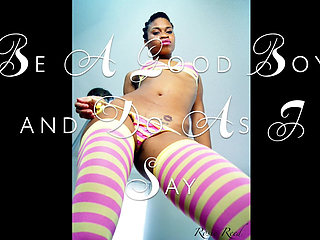 Taste- Ebony Financial Dominatrix Goddess Rosie Reed Findom Audio Slaves to Tribute and Send-1080p HD