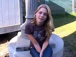 Amateur Blonde Teen Intense Masturbation HD