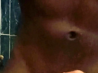 Nabi sucked my cock in the bathroom
