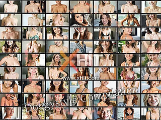 Hot Doggystyle Compilation with Susane Barts & Friends - Group Sex with Liza Del Sierra, Sexy Susi & More