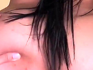 Beautiful Big Ass Brunette Rides and Sucks Her Cuckold Boyfriend's Cock Before Going to the Gym