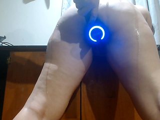Ass Fucking with Massage Gun by Neighbour
