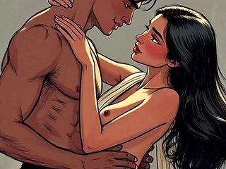 Hot animatedly couple romance