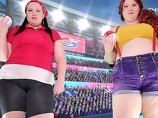 Misty and May Facesitting and Farting Battle Punishment
