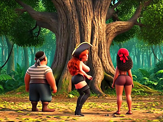 Sensual Pirate Adventure: Building the Tropical Hideout (Created by AI)