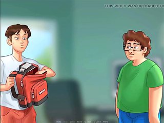 Summertime Saga: funny mishaps in the classroom episode