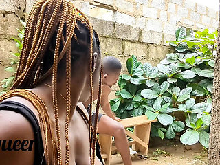 Two Best Friends Threesome Outdoor - Blowjob and Cum on Face