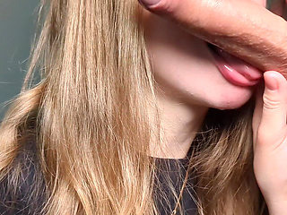 I Sucked Well and Got a Big Portion of Cum in My Mouth