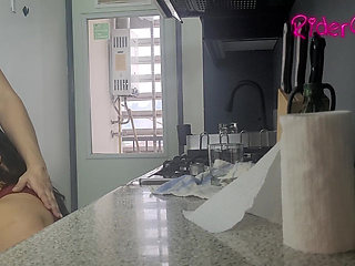 Stepmon in Kitchen - Video for Fans - BBW Stepmom MILF Stepson