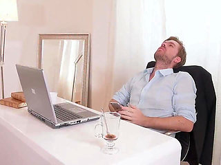 Blonde Babe Deepthroats Cock and Rides Hard