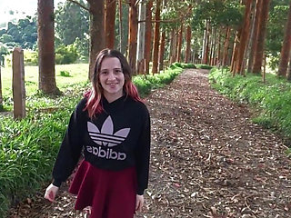 MY STEPSISTER WANTS TO TAKE A WALK TO SUCK COCK PART 1