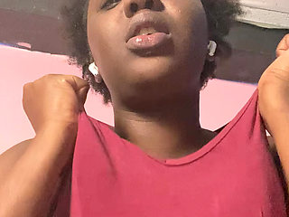 your computer lady co-worker flirting and teasing you with her big boobs