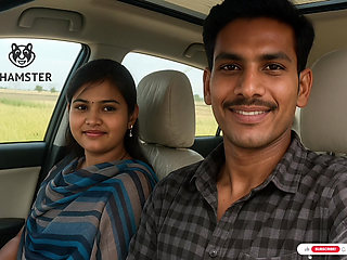 Indian Village girl enjoys Couple New Car in farm house by -Snapchat143