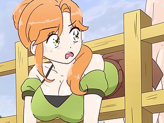 Alex got stuck in the fence on purpose and Steve fucked her! hentai porn anime sex 4K 2026