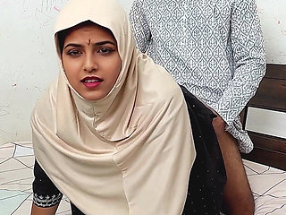 Soft and Desi Muslim Hijab Stepbrother Beautiful Tight Pussy Fucking