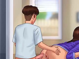 Animated mom with big boobs in summertime saga