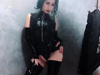 Amateur blondie solo anal masturbation