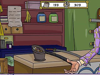 Futuristic cartoon sex with futanari girl and crazy hentai action