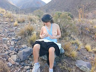 LadyRomas Deep-Throat in Mountains