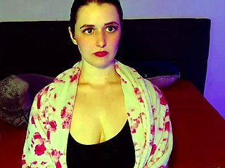 Natural huge tits and big ass very cute web teen