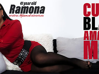 Ramona Is A 41 Year Old Black Curvy Milf That Put On Quite A Show During Our Amateur Interview