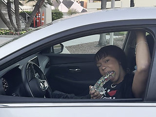 Dildo Sucking & Fucking Anal Squirt