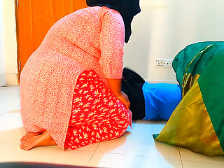 A Man Gets Stuck Under the Bed Then a Pakistani Hot BBW Hijab Girl Fucks Him. Big Ass & Boobs Cowgirl