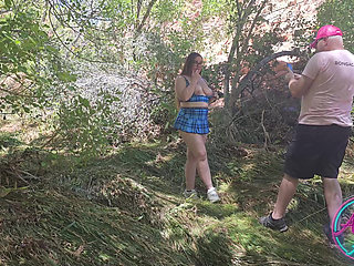 Behind the Scenes Photo Shoot - Ashley at Ash Creek Spring