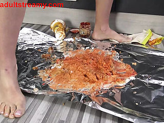 HD Femdom Humiliation: Angelica Heart Dominates Submissive Slaves with Pissing & Spitting