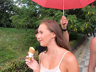 The couple, Stacy Cruz and Johnny Nitro, has amazing sex in different poses.