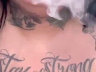 Stunning BBW Smoking with Confidence & Irresistible Charm