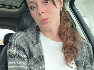 Trying Not to Cum Too Loud While I Pump My Gas
