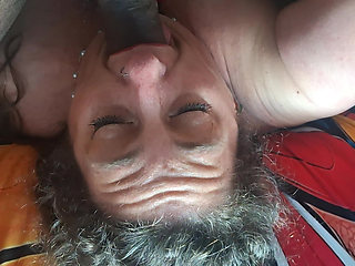 BBW Submissive Slut Roughly Face Fucked by BBC