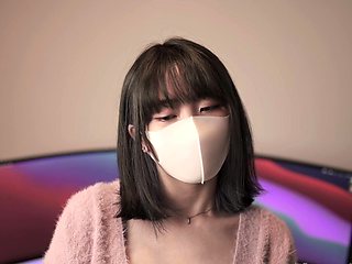 Cute asian chick hot solo masturbation