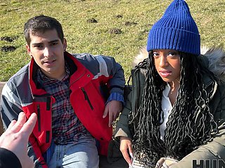 Couple fucked in the car by Vicky Menage