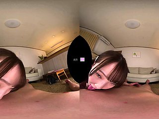 Cute Asian Yuna Kawakami POV blowjob