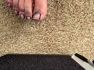 Linsey Dawn solo foot fetish