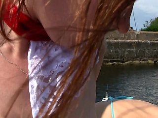 Three Stepsisters Have Lesbian Sex on a Boat