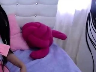 Sexy teen ebony solo toy masturbation