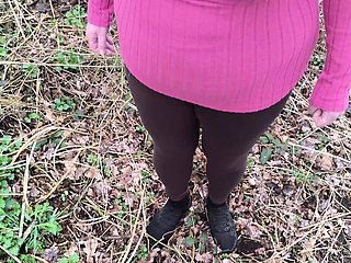 Going for a walk while beating your breasts