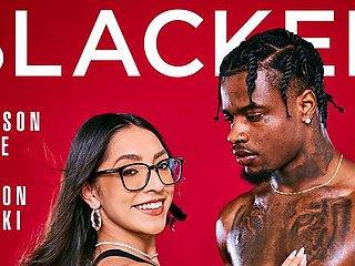 Astonishing white girlfriend Madison Wilde impaled by black boner