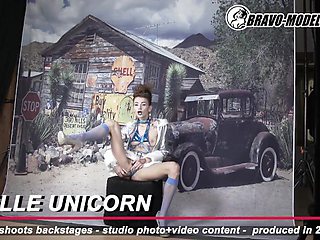 Sex hungry Adelle Unicorn and Adelle at reality clip