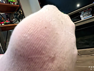 Tiny POV: Shoe-bound Tiny Gets the Full Giantess Treatment Socked, Sniffed, Sole-crushed & Swallowed