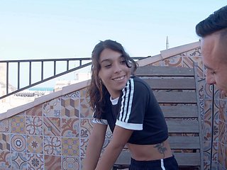 Kinky college chick enjoys during rough dicking - Luz Sanchez