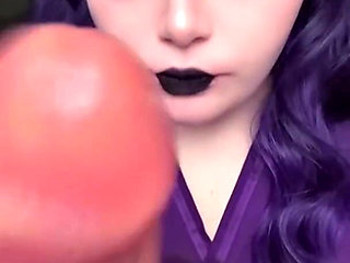 Caught the Fat Goth Nurse Masturbating