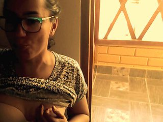 I masturbate secretly with the doors open