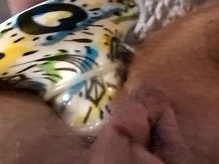 Close up MILF GILF Anal Solo Play DP Ending