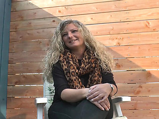 Busty German Slut Rosella Extrem Fucks Herself With Big Orange Dildo