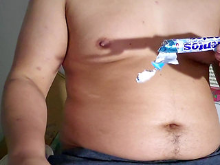 Belching Ex Jock Releases Gassy Ball Belly