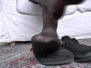 Sniff My Cheesy Nylon-slippered Feet